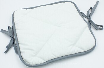 Фото MirSon Подушка на стілець Бязь Royal Pearl Line 40x40