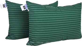Фото MirSon Набір подушок 0104 Бавовна Color Fun Line Stripe Emerald середні 50x70