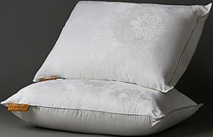Фото MirSon 15-01 Ferrero 100% пух Premium White низька 50x70