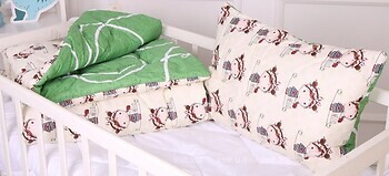 Фото MirSon набір Kids Time 20-0031 Ladybug EcoSilk зимова 140x205 + подушка 50x70