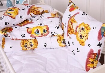 Фото MirSon набір Kids Time 20-0034 King Tiger EcoSilk зимова 140x205 + подушка 50x70