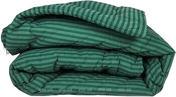 Фото MirSon Bamboo 132 Color Fun Line Stripe Emerald зимова 140x205