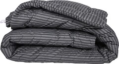 Фото MirSon Шерсть 162 Color Fun Line Stripe Black зимнее 172x205