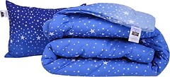 Фото MirSon набір 1217 Color Fun Line 17-0432 Milky Way EcoSilk зимовий 140x205 + подушка