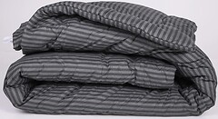 Фото MirSon антиалергенна 142 Color Fun Line 17-0611 Stripe Black EcoSilk літня 200x220