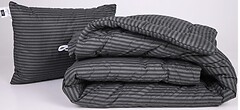 Фото MirSon набор 1069 Color Fun Line 17-0611 Stripe Black Thinsulate зимний 200x220 + подушка