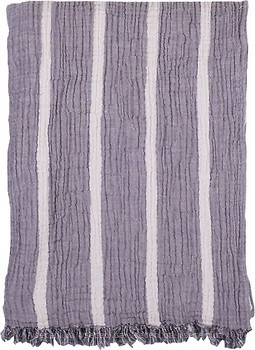 Фото Barine Cocoon stripe throw indigo 130x170