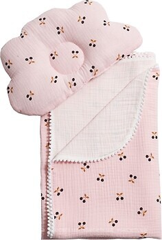 Фото Twins Плед и подушка розовый 80x110 (1411-TMPO-08)
