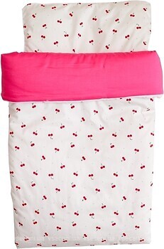 Фото Twins Плед і подушка Вишенька біло-рожевий 80x110 (1422-NTPS-01)