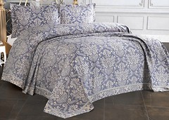 Фото Tropik Home Pandora Damask Navy Blue 240x260