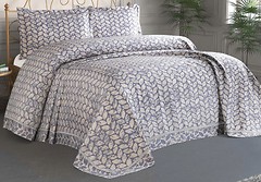 Фото Tropik Home Pandora Leaves Navy Blue 240x260