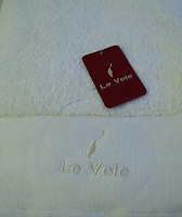 Фото Le Vele полотенце махровое 50x100 молочное