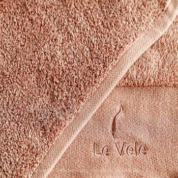 Фото Le Vele полотенце махровое 70x140 коричневое