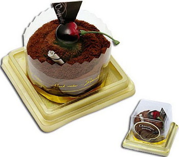 Фото Unique Cake Мусс золотисто-шоколадный 25x25
