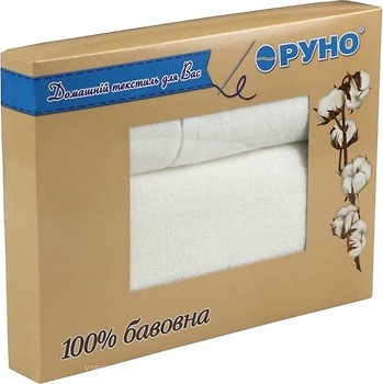 Фото Руно набор полотенец Махровых белый 40x70, 50x90, 70x140 (846У)