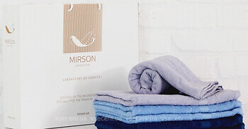 Фото MirSon набір 5096 Elite SoftNess pure 70x140 6 шт