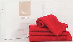 Фото MirSon набор полотенец 5070 Elite SoftNess bordo 50x90 6 шт
