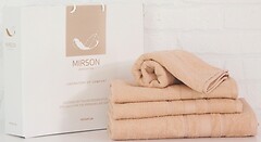 Фото MirSon набор полотенец 5075 Elite SoftNess ivory 50x90 6 шт