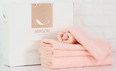 Фото MirSon набор полотенец 5080 Elite SoftNess peach 70x140 6 шт