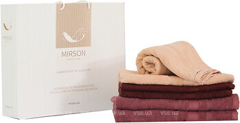 Фото MirSon набір 5097 Elite SoftNess angelic 50x90 6 шт