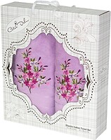 Фото Gulcan набір Cotton Malina 50x90, 70x140 світло-бузковий