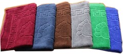 Фото GM textile полотенце для ног 50x90 бордовое
