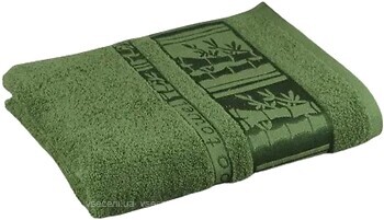 Фото GM textile полотенце махровое Бамбук 70x140 зеленое
