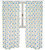 Фото Прованс штора by Andre Tan Луговые цветы 145x250 бело-голубая (000225)
