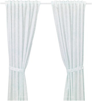 Bergitte Sheer Curtains White 140x250 Cm Ikea Brand New 1 Pair Firany I Zaslony