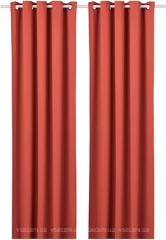 Фото IKEA Hilleborg (Хіллеборг) 145x300 коричнево-червона (204.636.45)