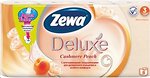 Фото Zewa Туалетний папір Deluxe Cashmere Peach 3-шаровий 8 шт