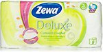 Фото Zewa Туалетний папір Deluxe Camomile Comfort 3-шаровий 8 шт