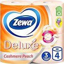 Фото Zewa Туалетний папір Deluxe Cashmere Peach 3-шаровий 4 шт