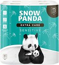 Фото Сніжна панда Туалетний папір Extra Care Sensitive 3-шаровий 8 шт