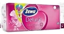 Фото Zewa Туалетний папір Deluxe Soft Blossom 3-шаровий 10 шт