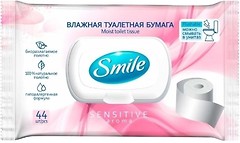Фото Smile Вологий туалетний папір Sensitive 44 шт