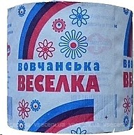 Фото Вовчанська Веселка Туалетная бумага серая 1-слойная 90 мм 1 шт