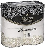 Фото Margo Туалетний папір Premium 3-шаровий 4 шт