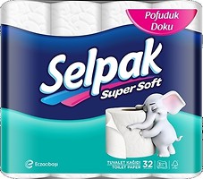 Фото Selpak Туалетний папір Super Soft 3-шаровий 32 шт