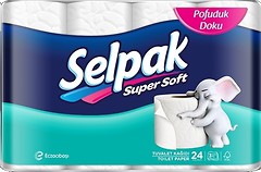 Фото Selpak Туалетний папір Super Soft 3-шаровий 24 шт