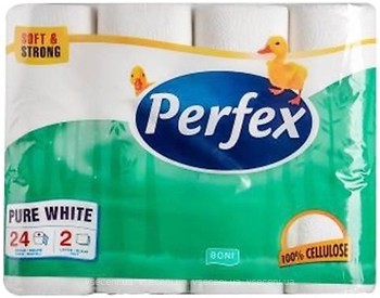 Фото Perfex Туалетний папір Boni 2-шаровий 24 шт