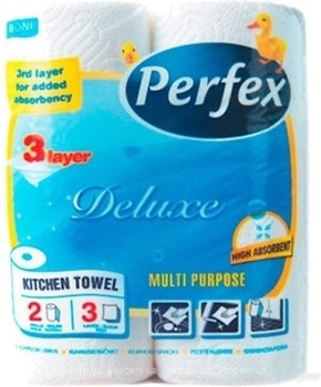 Фото Perfex Бумажные полотенца Deluxe 3-слойные 2 шт
