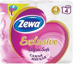 Фото Zewa Туалетний папір Exclusive Ultra Soft 4-шаровий 4 шт