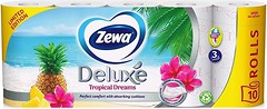 Фото Zewa Туалетний папір Deluxe Tropical Dreams 3-шаровий 10 шт
