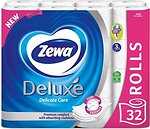 Фото Zewa Туалетна папір Deluxe Delicate Care 3-шарова 32 шт