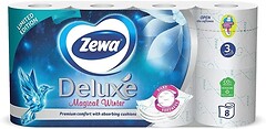 Фото Zewa Туалетний папір Deluxe Magical Winter 3-шаровий 8 шт