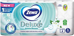 Фото Zewa Туалетний папір Deluxe Jasmine Blossom 3-шаровий 4 шт