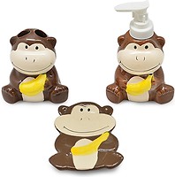 Фото Stenson набор для ванной 3 в 1 Monkey (R30156)