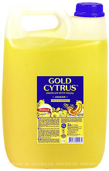 Фото Gold Cytrus Бальзам для миття посуду Лимон 5 л