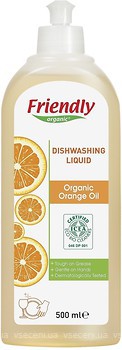 Фото Friendly Organic Засіб для миття посуду Апельсинова олія 500 мл